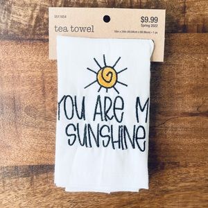 NWT You Are My Sunshine Tea Towel / Magnolia Lane